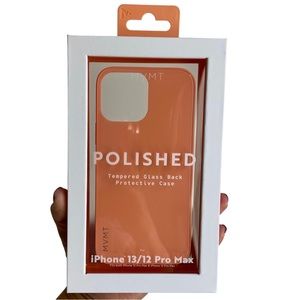 COPY - Polished Tempered Glass back Protective Case | iPhone 13 Pro Max and 12 …